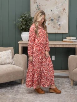 Abstract Print V Neck Pleated High Waist Midi Dress | S-XL 6 Abstract Print V Neck Pleated High Waist Midi Dress | S-XL -Discount Divas Shop 014c51d31c0da6aaee407c3634783aad