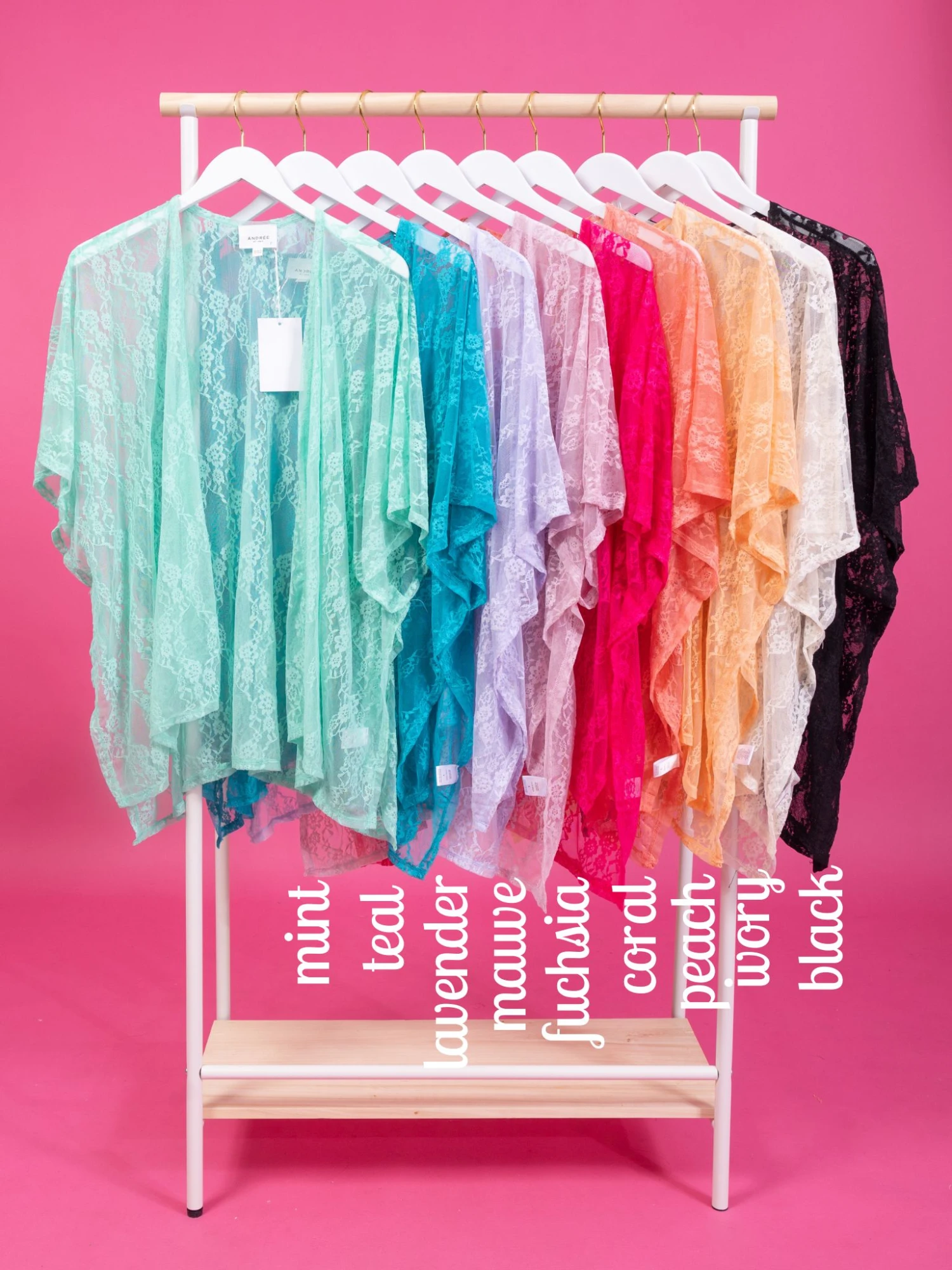 Embroidery Open Front Kimono | S - 3X 2 Embroidery Open Front Kimono | S - 3X - Image 2