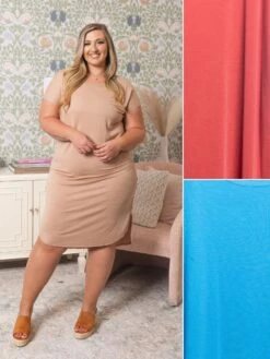 Soft High Low Midi Dress | S - L