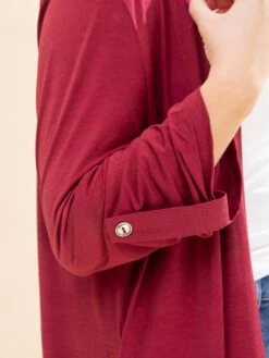 Dear Scarlett Wrinkle Free 3/4 Sleeve Open Front Cardigan | S-3X -Discount Divas Shop 034aac15b2c8a8eeb1a3493f65f4b08c