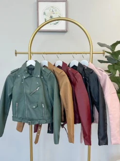 Faux Leather Moto Jacket | S-L