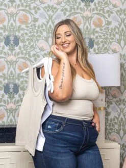 Zenana Rayon/Span 2 Way Neckline Washed Ribbed Tank Top | S/M-L/XL -Discount Divas Shop 040ac137284bde242f599d52a50ac443