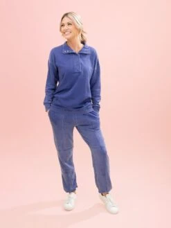 Lived In Snap Pullover By DD Design | S-3XL -Discount Divas Shop 04eb852b7026670178c3485b07cc65c0