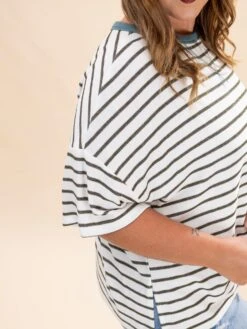 Striped Relaxed Fit Pullover Top | S-XL 14 Striped Relaxed Fit Pullover Top | S-XL -Discount Divas Shop 052067d21159c430eae53aece6d4aab6