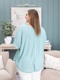 Dolman Sleeve Draped Neck Top | S-L -Discount Divas Shop 053608b68137e2b7bc86eaaa77a2eb87