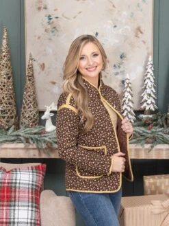 Floral Printed Quilted Jacket | S - XL Staccato -Discount Divas Shop 0539b0e3949c68b20f5258b1586962b5