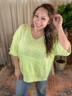 Sweater With Front Pocket | S/M - M/L