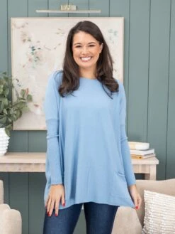 Tea N Rose "Perfect Knit" Oversized 2 Pocket Sweater | S/M - L/XL 34 Tea N Rose "Perfect Knit" Oversized 2 Pocket Sweater | S/M - L/XL -Discount Divas Shop 062b3f433bc84056e5001605bad0a0c4