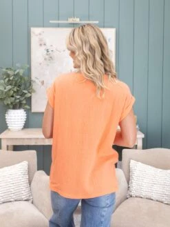 Zenana Double Gauze Round Neck Folded Short Sleeve Top | S-L *Final Sale* 19 Zenana Double Gauze Round Neck Folded Short Sleeve Top | S-L *Final Sale* -Discount Divas Shop 06ae76d710e1738a516c53885fb5a2e6