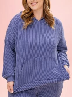 Raised Rib Hooded Pullover By DD Design | S-3XL Pair W/ Sku64518 -Discount Divas Shop 06afd84d46592442bc10798a0012aec6