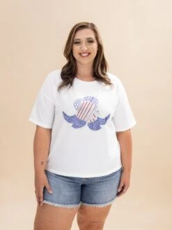 Western Boots Knit Top | S-XL