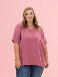Amazing Airflow Round Neck Top W/ Cuffed Sleeves By DD Design | S-3XL -Discount Divas Shop 092b329c70e99670321f593596f75e6e