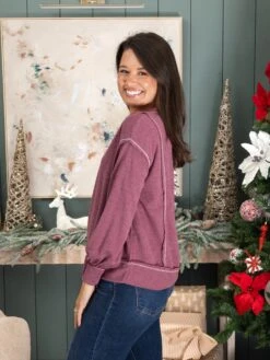 Waffle Long Sleeve Pullover | S - 3X -Discount Divas Shop 0942e8c61206d27e80ff1265bfd7cdb8