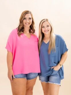 Zenana Airflow V-Neck Dolman Short Sleeve Top With Pocket -Discount Divas Shop 095db326e458e99a03fdf88c1926c9bf