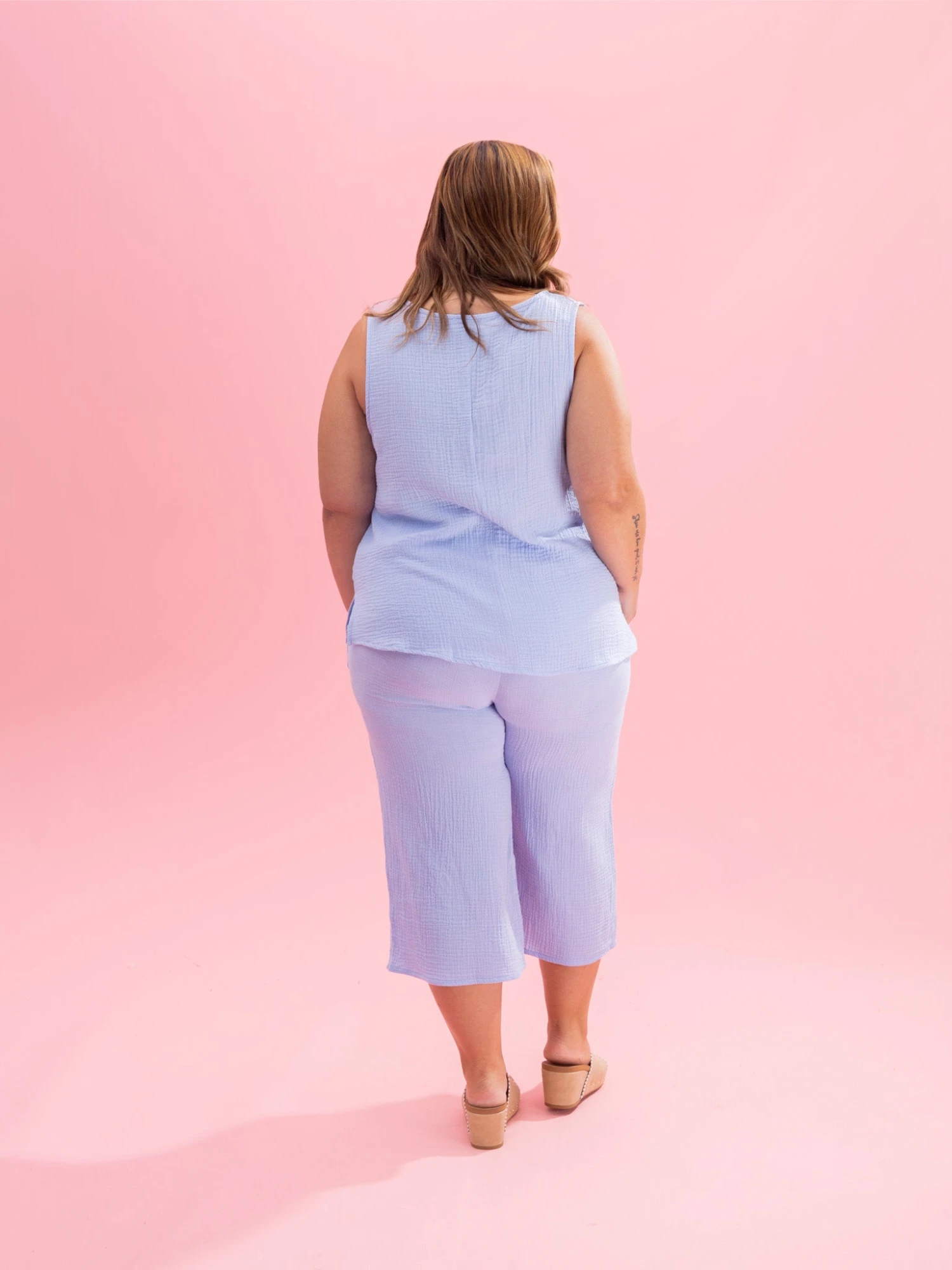 Cotton Gauze Sleeveless Top By DD Design | S-3XL Pair W/ Sku63210 8 Cotton Gauze Sleeveless Top By DD Design | S-3XL Pair W/ Sku63210 - Image 8