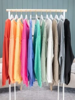 Easel Round Neck Raw Hem Sweater W/ Chest Pocket | S - 3X -Discount Divas Shop 0aec450802ebc3b71a51d3f06fa92bed