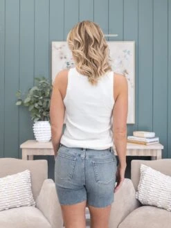 Judy Blue High Waist Side Slit Shorts | S - 3XL -Discount Divas Shop 0b1bdfc02a75bd7669a9e7179af48105