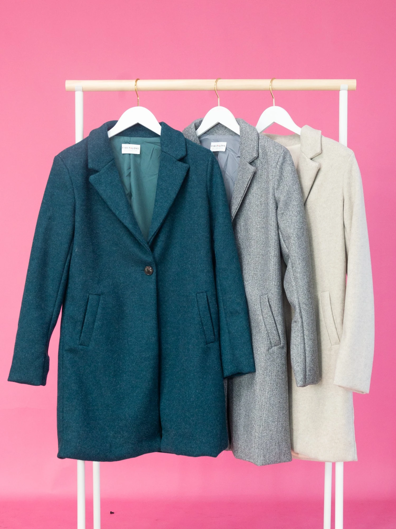 One Button Closure Long Coat W/ Welt Pockets | S-3X 1 One Button Closure Long Coat W/ Welt Pockets | S-3X