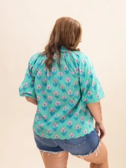 Floral Puff Sleeve Blouse | S-2XL -Discount Divas Shop 0ca31cd603d6d0bc687b566145672d55