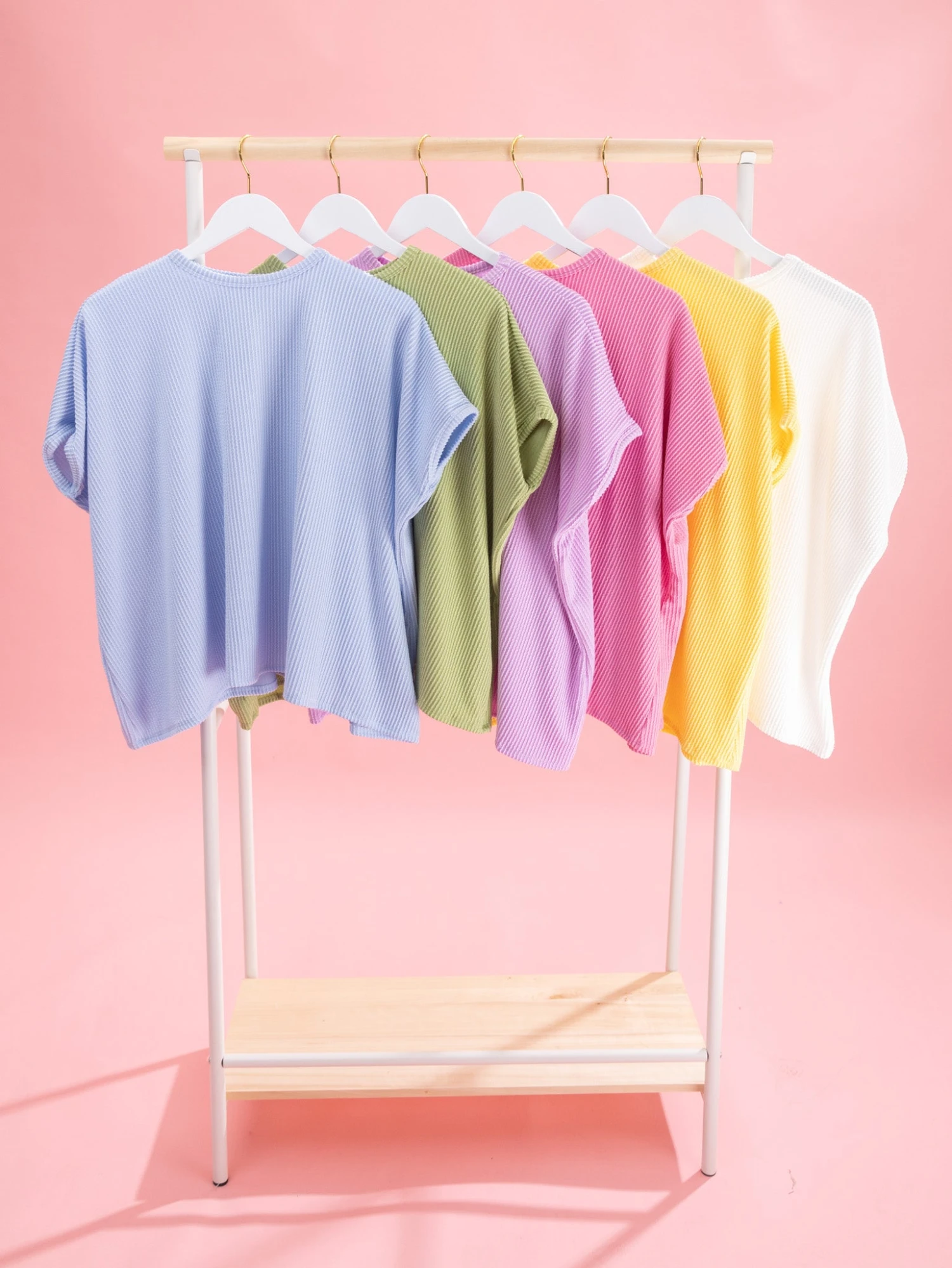 Raised Rib Short Sleeve Top By DD Design | S/M-2X/3X 14 Raised Rib Short Sleeve Top By DD Design | S/M-2X/3X - Image 14