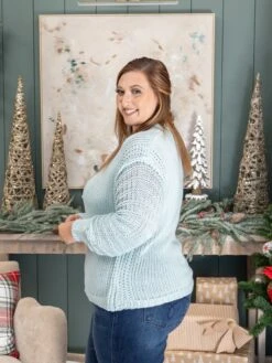 Crewneck Balloon Sleeve Textured Sweater | S/M - M/L Wishlist -Discount Divas Shop 0cda203172059ac2345d7884a5c7c5d8