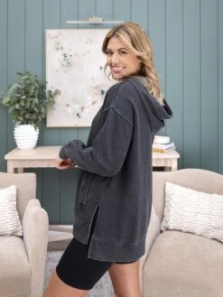 Lived In 2-Pocket Garment Washed Tunic Hoodie By DD Design | S-3XL -Discount Divas Shop 0d13b3371345e2e6ca71188ed1b700ce