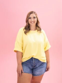 Raised Rib Cuff Sleeve Top By DD Design | S-3XL -Discount Divas Shop 0d650fe38b722061f7b2c88c7de88024