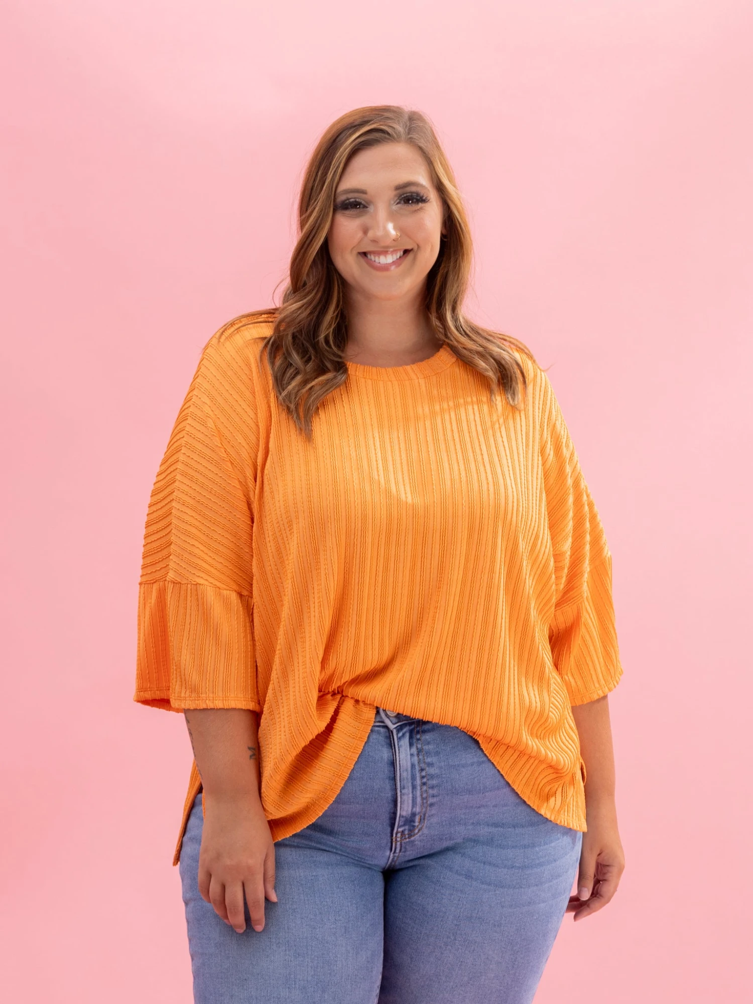 Ribbed Textured Oversized Top By DD Design | S-3XL 10 Ribbed Textured Oversized Top By DD Design | S-3XL - Image 10
