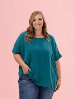 Amazing Airflow Round Neck Top W/ Cuffed Sleeves By DD Design | S-3XL -Discount Divas Shop 0ff7fc68bb8b5f3ab3725a95531ed3ea