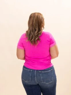 Solid Top W/ Solid Ribbed Neck & Sleeve | S-L -Discount Divas Shop 104fc88279e88eebc5c42578ce170041