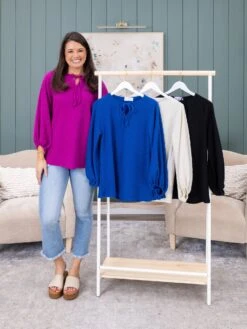 Golden Rib Balloon Sleeve Top By DD Design | S - 3XL -Discount Divas Shop 106f2fae240a2f8f6345c9d01446ad23