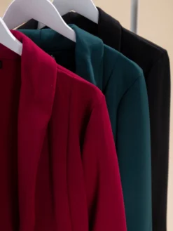 Solid Modal Scuba Open Blazer | S-3XL -Discount Divas Shop 107bba791ede320cd7b64d0470d5eaa2