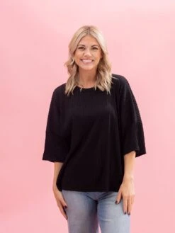 Ribbed Textured Oversized Top By DD Design | S-3XL 24 Ribbed Textured Oversized Top By DD Design | S-3XL -Discount Divas Shop 116fb54f0035768dcf18c60d41cb1755