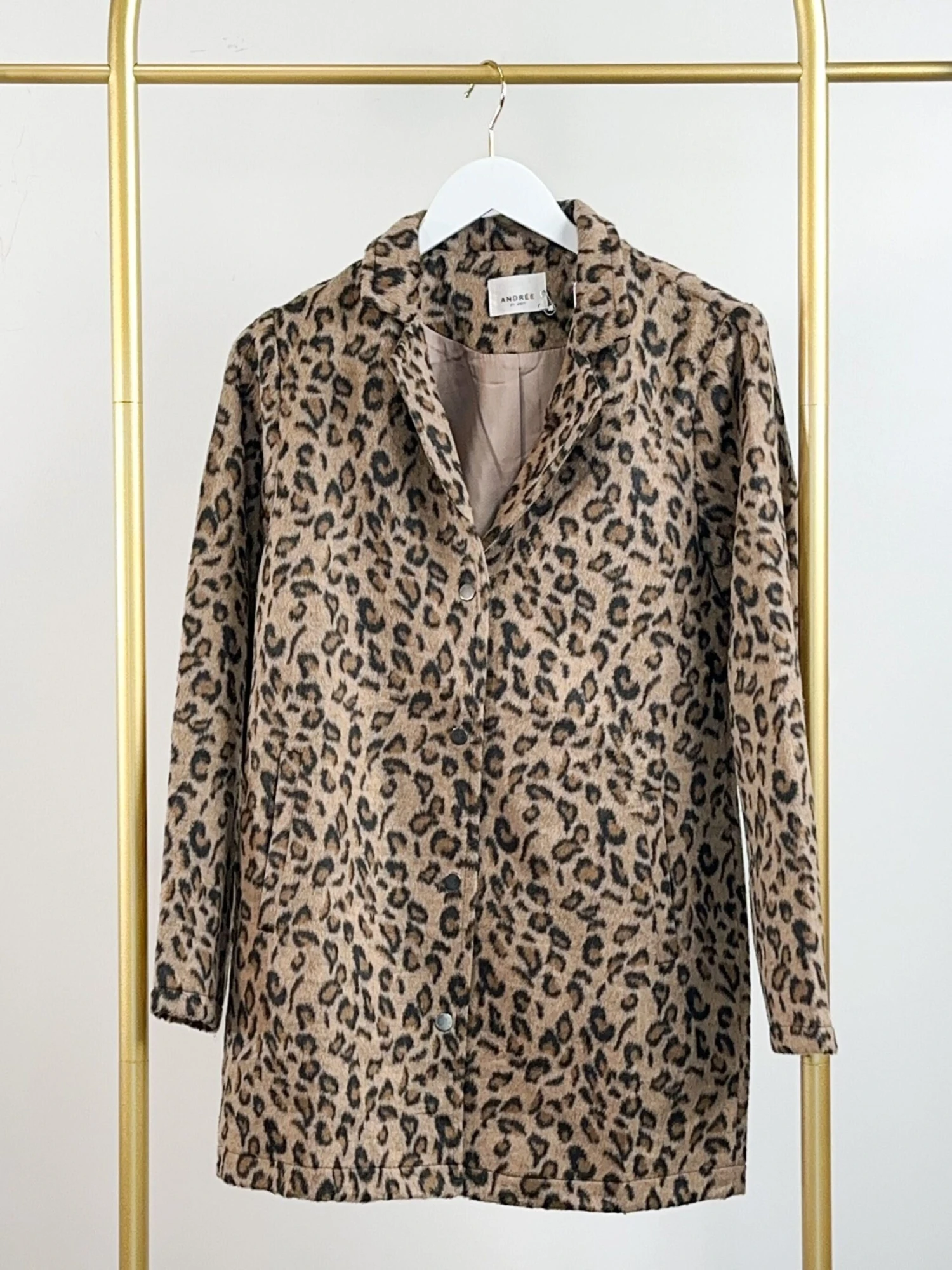 Leopard Print Button Down Collared Coat | S - 3X 1 Leopard Print Button Down Collared Coat | S - 3X