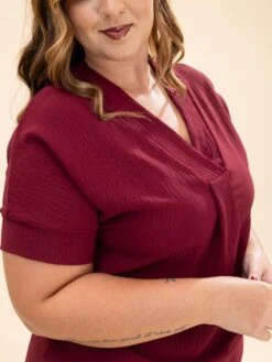 Airflow V Neck Placket W/ Front Pleat Maxi Dress W/ Pockets | S-3X -Discount Divas Shop 12566322fb064f9c8455d5714fb813aa