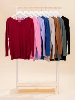 Zenana Viscose "Perfect Knit" Front Seam Sweater | S-3X -Discount Divas Shop 12f9bcb2b85bcea480639426822e5368