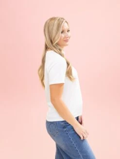 Short Sleeve Essential Tee By DD Design | S-3XL -Discount Divas Shop 13b1152fd66829eb7cbb2444c8548773