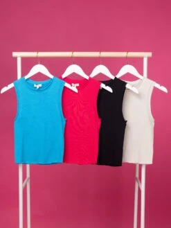 Ribbed Sleeveless Top | S - L *Final Sale*