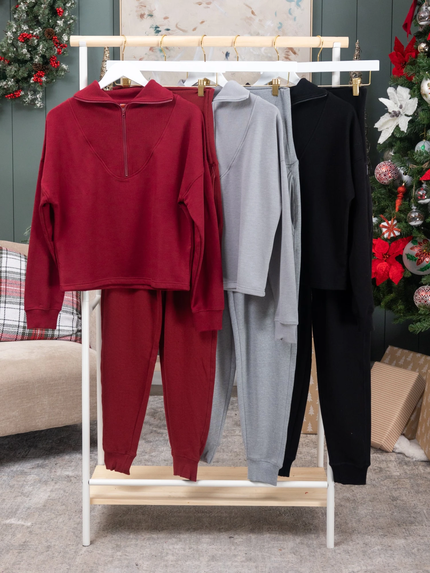 Fleece Half Zip Pullover | S-L Pair W/57323 12 Fleece Half Zip Pullover | S-L Pair W/57323 - Image 12