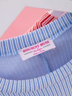 White Stripe Easy Fit 3/4 Sleeve Top By DD Design | Reg-Plus 33 White Stripe Easy Fit 3/4 Sleeve Top By DD Design | Reg-Plus -Discount Divas Shop 1533d9eec9dd16be7a44a6f9de1f9988