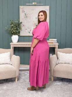 Solid Woven Tiered Maxi Dress | S-3XL -Discount Divas Shop 1539ccb608247e67d725fd28bf77f1c9