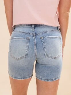 YMI Mid Rise Long Denim Shorts | 1-13 -Discount Divas Shop 15b40b5f3a034fb064b36c66d2ff90a5