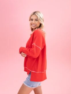 Luxe Fleece Oversized Contrast Stitched Sweatshirt By DD Design | S - 3XL Black Friday -Discount Divas Shop 15f9d2b13443f5ff2f1978c7c77c5a5d