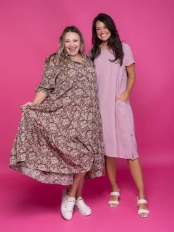 Floral Print 3/4 Sleeve Woven Collared Maxi Dress | S - 3XL -Discount Divas Shop 15r9kEkvdt0zLrizBwM8WEOUPj8YVSdfm8rwhq27