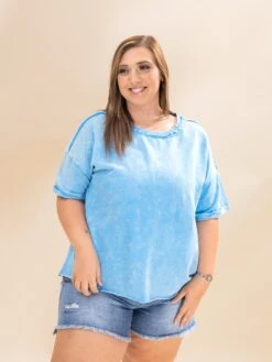 Zenana French Terry Acid Washed Tee | S/M-2X/3X -Discount Divas Shop 16c2fae8c911f1a9a72d7c6443ca1100