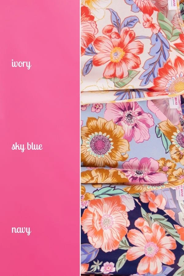 Floral Print V Neck Short Sleeve Top By DD Design | S-3XL Hero 2 Floral Print V Neck Short Sleeve Top By DD Design | S-3XL Hero - Image 2