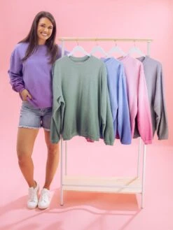 Dip Dye Ribbed Pullover By DD Design | S - 2XL