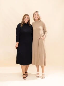 Long Sleeve Midi Dress | S-L Western