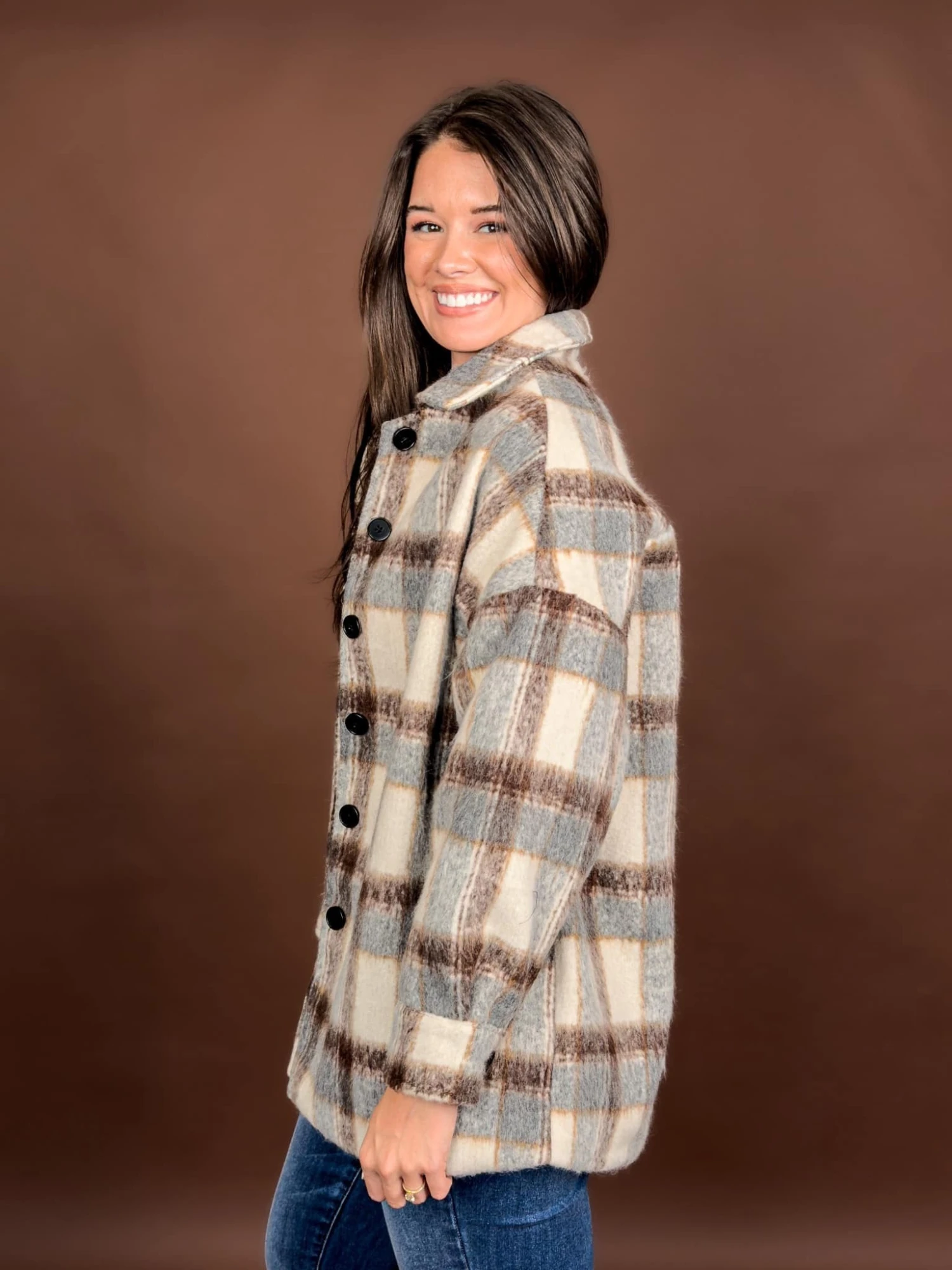 Warm & Cozy Gorgeous Plaid Shacket| S - L 3 Warm & Cozy Gorgeous Plaid Shacket| S - L - Image 3