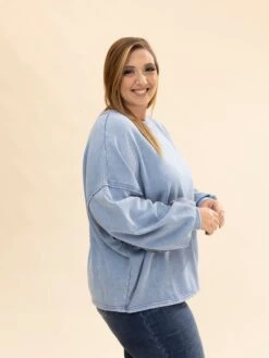 Dolman Sleeve Washed Terry Pullover | S-L -Discount Divas Shop 1ca9d48b24fff09b44b0f3d44e7b954d